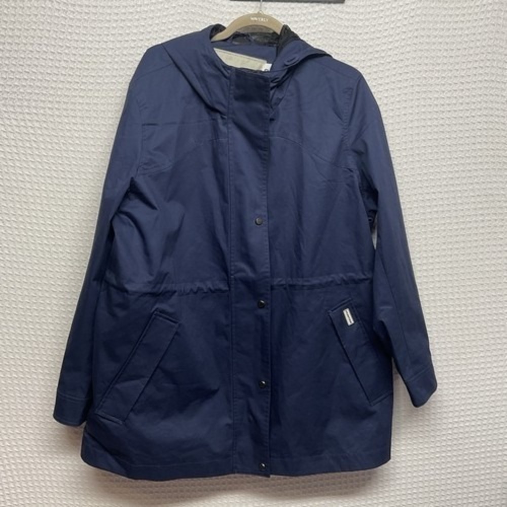 Hunter Zip & Button Water Resistant Cotton-Smock Rain Jacket Women XXL Vietnam